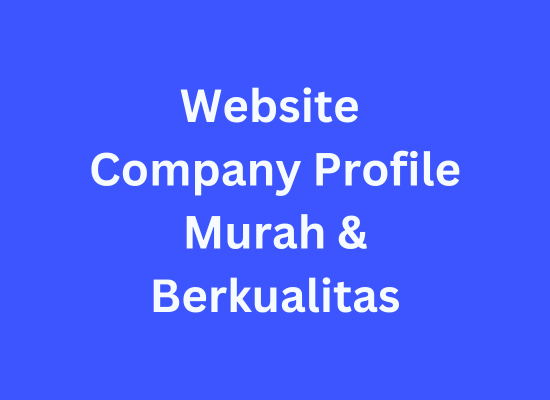 Jasa Pembuatan Website Company Profile